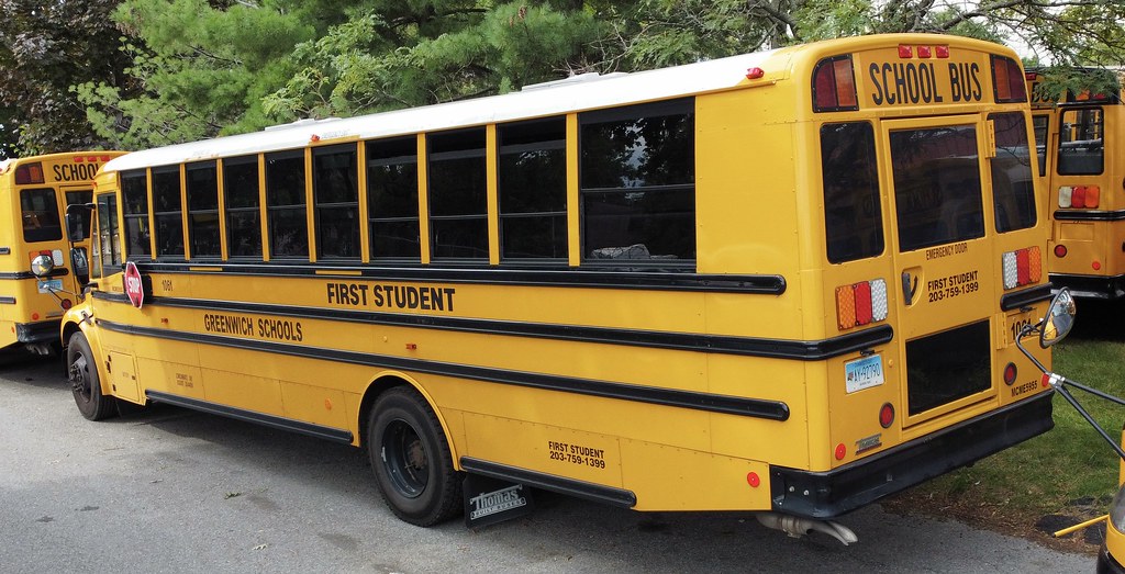 First Student 565 First Student (Greenwich) MCME5855 | Loaner from New Haven C… | Flickr