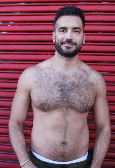 BEAUTIFUL HAIRY MUSCLE HUNK ! ~  photographed  by ADDA DADA ! ~  FOLSOM STREET FAIR 2022 ! (safe photo) (50+ faves)