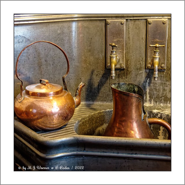 Copper Pitchers & Two Taps