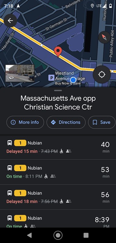 Transit app - Boston, MA