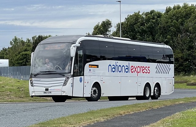 Bruce’s Coaxhes National Express BW67 EVR (17-06-2022)