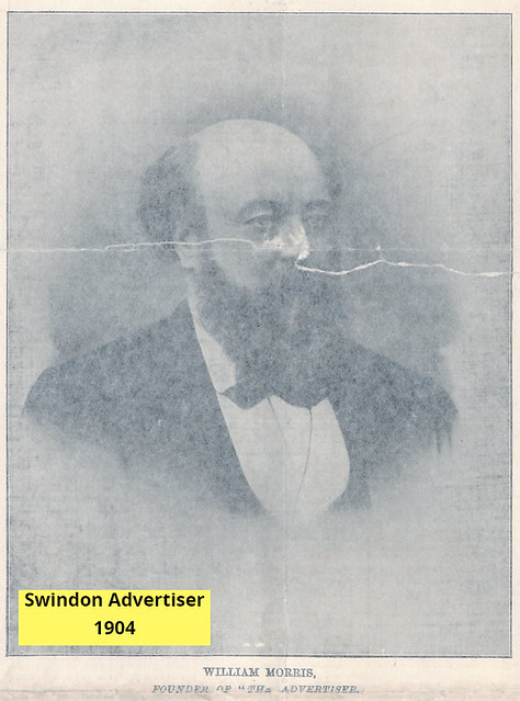1880s?: William Morris (1826-1891)- founder of the Swindon Evening Advertiser