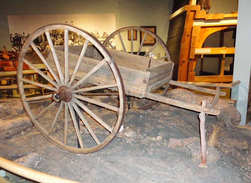 Mormon Handcart at Church History Museum