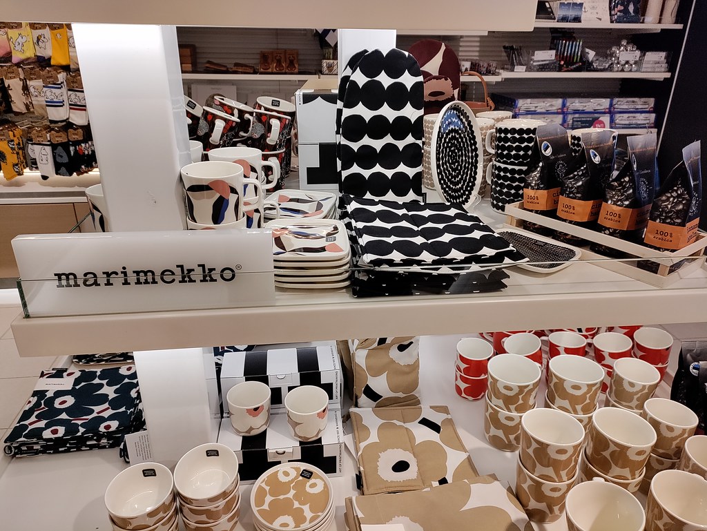 Marimekko designer goods on sale on Tallink Megastar