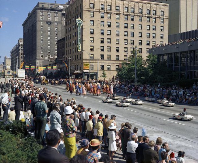 Shriners Parade on Fourth Avenue, 1969