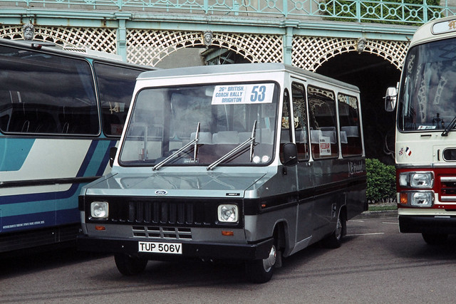 J. P. Travel . Middleton , Manchester . TUP506V . Brighton Coach Rally . 19th-April-1980
