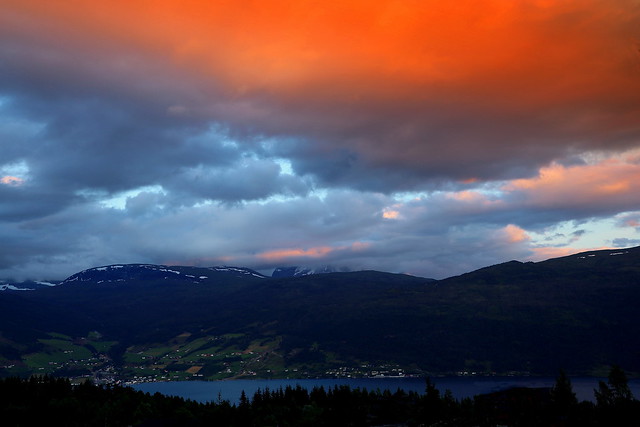 Sunset over Nordfjord