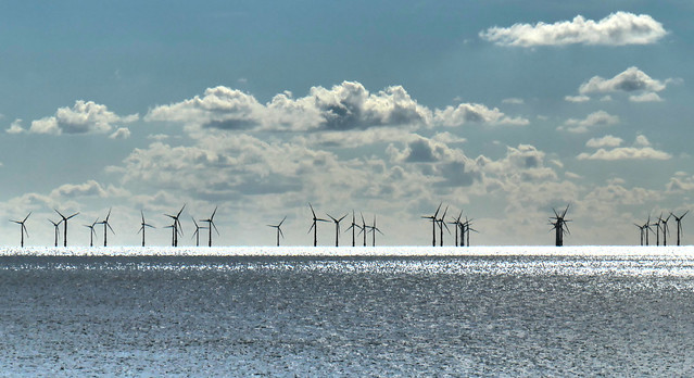 Rampion Wind Farm, Brighton, Sussex.