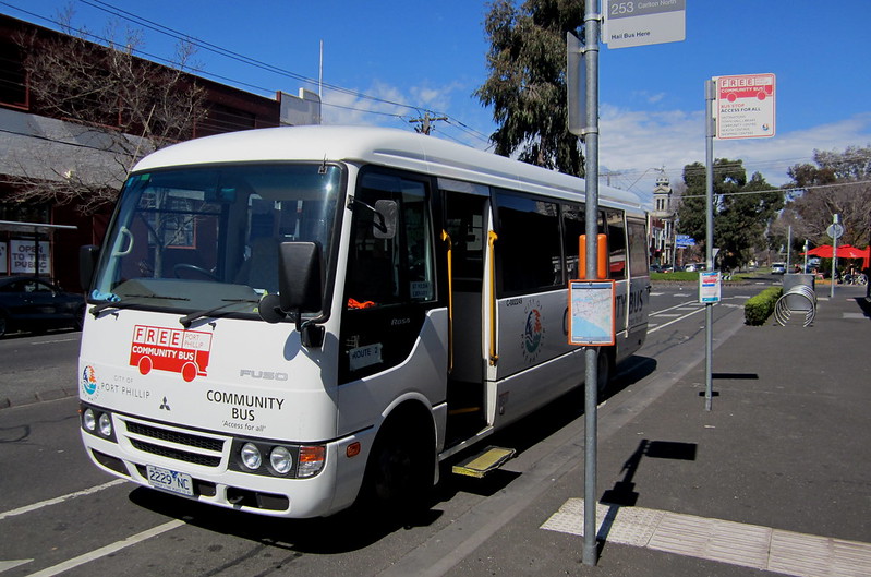 Port Phillip Community Bus at South Melbourne Market (September 2012)