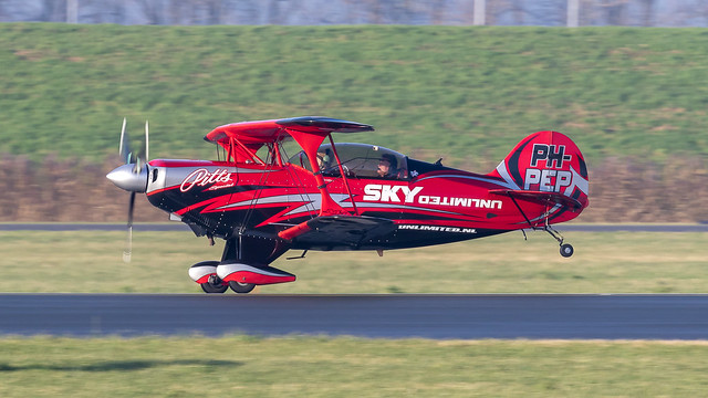 PH-PEP - Pitts S-2B Special - EHLE - SKY unlimited - 20211211