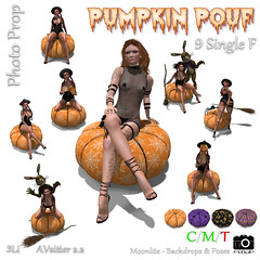 Pumpkin Pouf Photoprop
