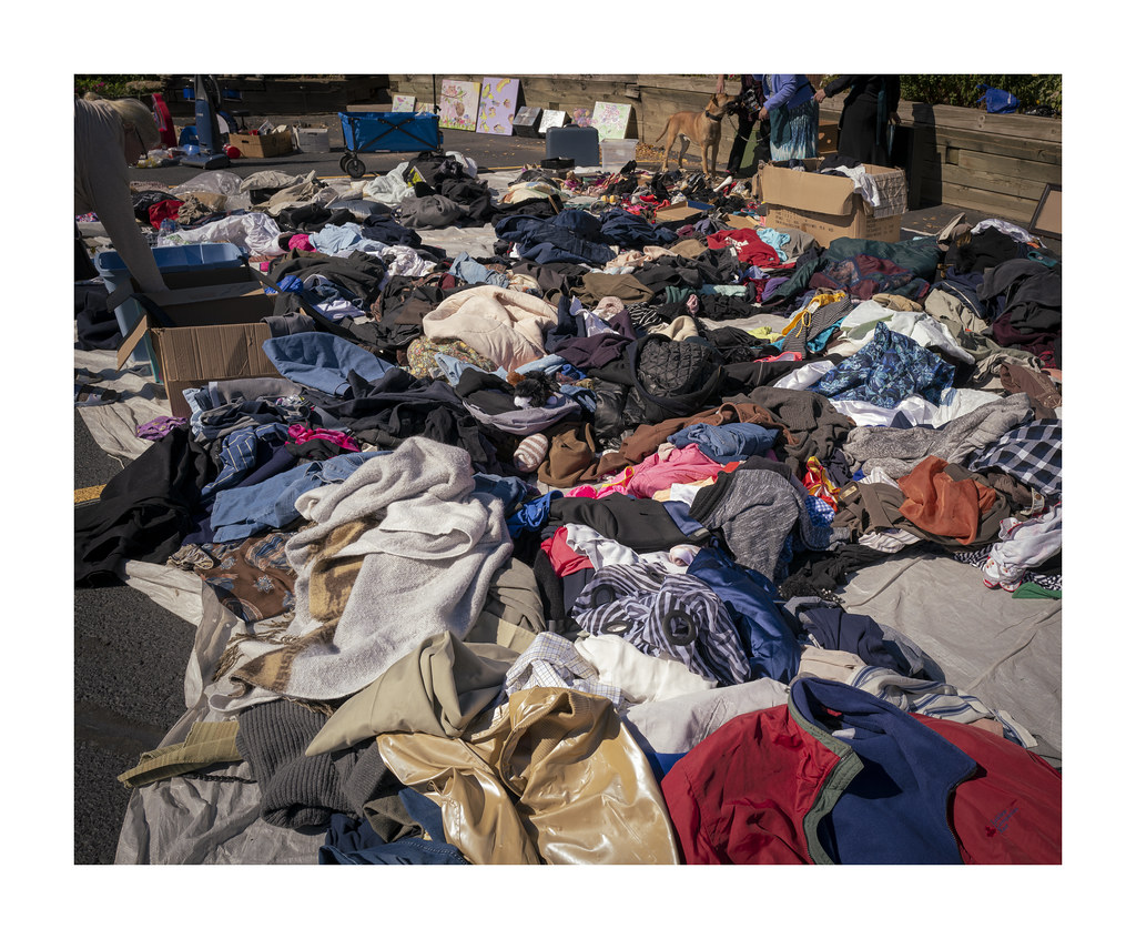 Used clothing, church rummage sale | Who Lives Here?