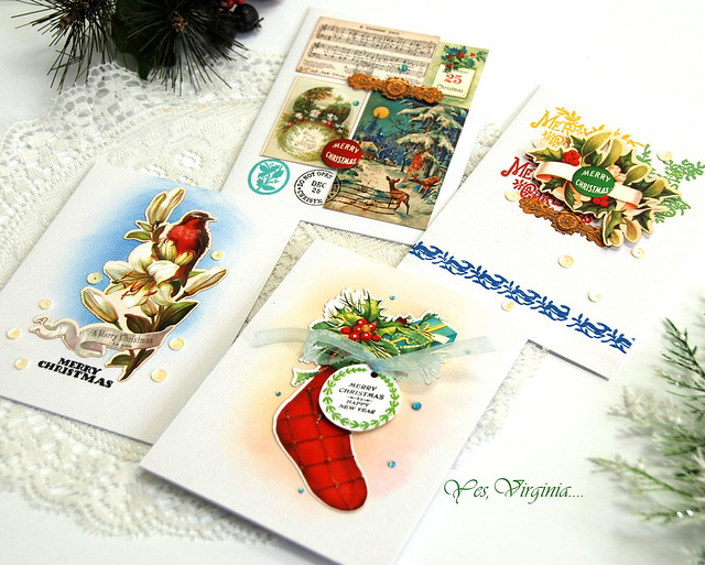 Cathy Holden Christmas Pines Miscellany Printed Die Cuts -001