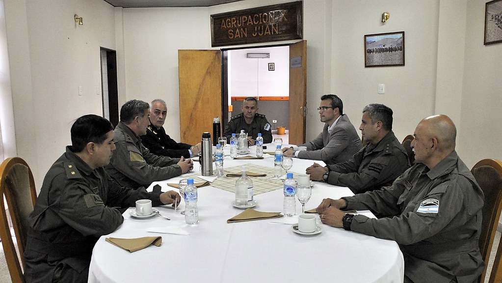 2022-09-27 SEGURIDAD: Autoridades regionales de Gendarmería Nacional visitaron San Juan para coordinar acciones con Seguridad