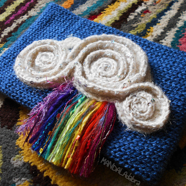 Freeform Crochet Rainbow Cloud Cowl