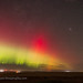 Green and Red Auroral Curtains