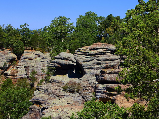 Rock Formations, Garden of the Gods Recreation Area -  Shawnee National Forest, Southern Illinois