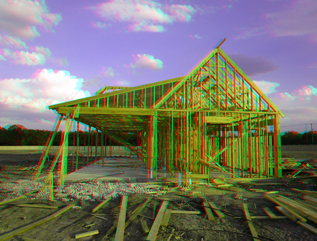 3D BONES OF A HOME RED CYAN ANAGLYPH-1