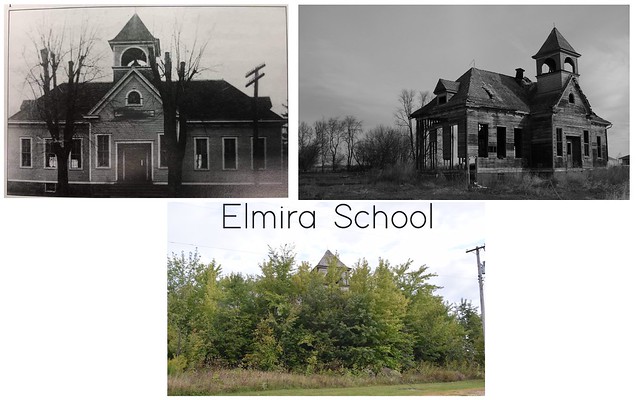 Elmira School then and now