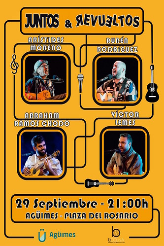 Cartel promocional del espectáculo "Juntos & Revueltos" en Agüimes