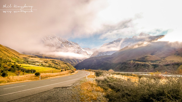 Harlan's Gate, on the road to Mount Cook, New Zealand