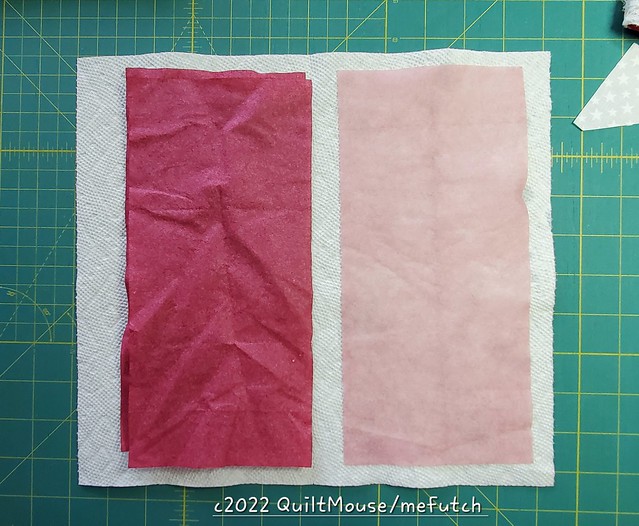Color Catchers- Red Fabric Wash #1 & #2