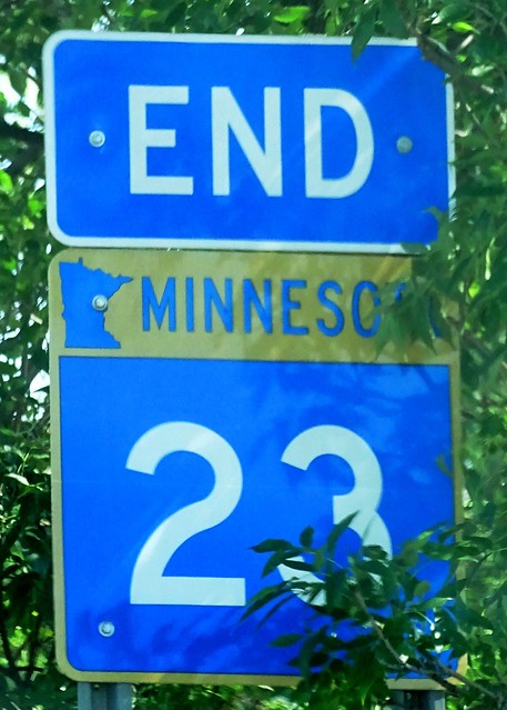 MN, Duluth-U.S. 61(Old) End MN 23 Sign