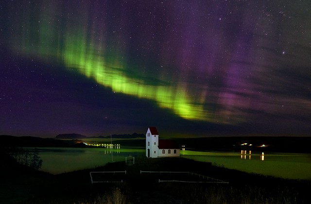 Auroras en Islandia.