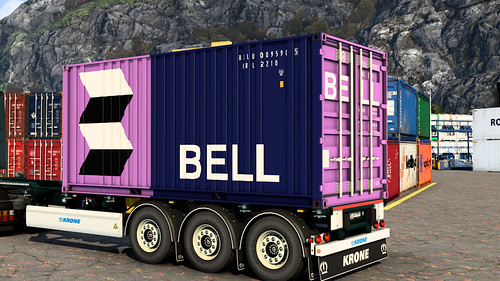 Bell Lines (restored livery) - 20ft Vintage Container | Flickr