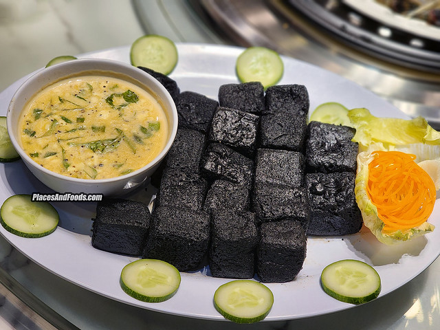 hani steamfood puchong black tofu