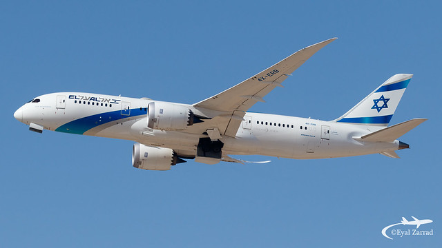 TLV - El Al Boeing 787-8 4X-ERB