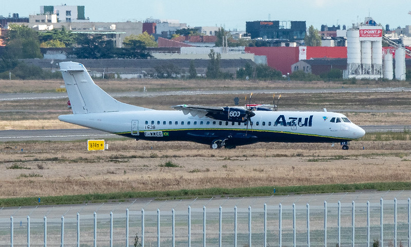 F-WWEG ATR72-600 AZUL s/n 1638 * Toulouse Blagnac 2022 *