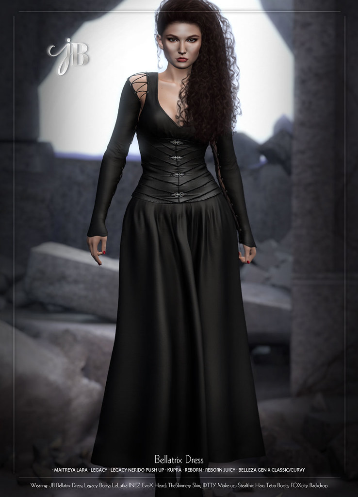 NEW! Bellatrix Dress - at FaMESHed!