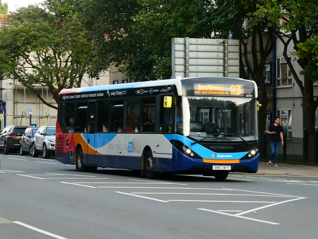 Stagecoach South 26154 SN67WYY On Route 23 in Queens Street, Portsmouth