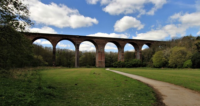 Viaduct, Crimdon Dene, County Durham, England.