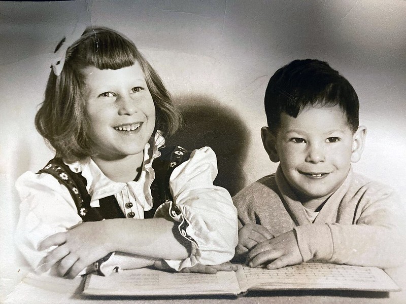Toby and brother Howie as young children