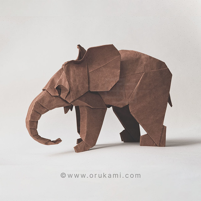 Akira Yoshizawa Origami Elephant
