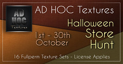 Halloween Store Hunt At Ad Hoc Textures!