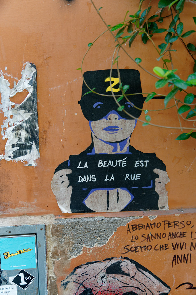 French graffiti in Rome?