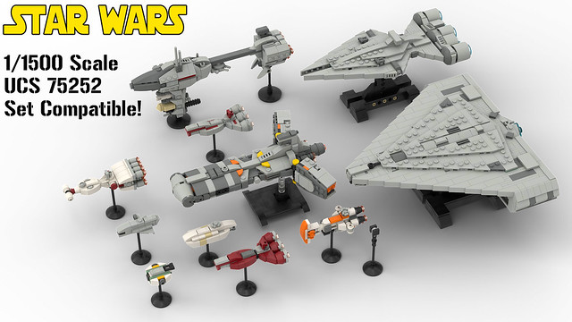 LEGO | Star Wars | 1/1500 SET UCS 75252 Compatible Scale