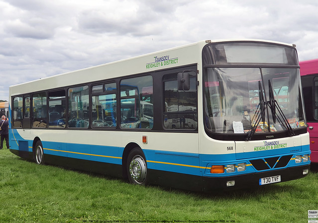 Keighley and District Volvo B10BLE 568,  re-registered T30TVF from X568YUG, Showbus 2022, September 25th 2022 b