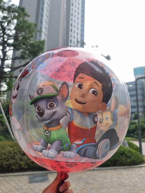 Paw Patrol Orbz Balloon 15-Inch (Made by Anagram) Inflated with Helium