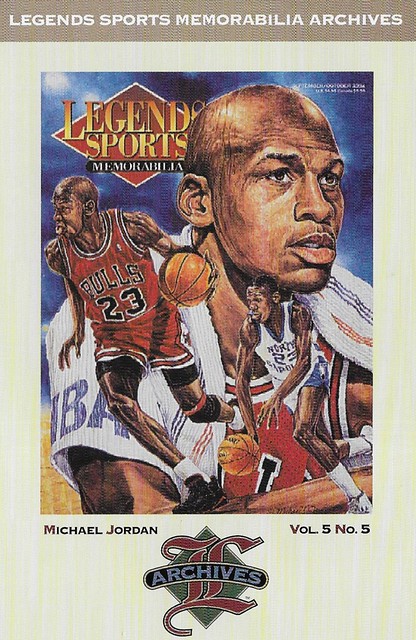 Legends Magazine Postcard - Jordan, Michael (1993)