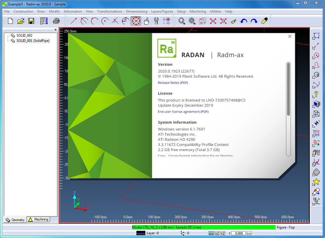 Working with RADAN Radm-ax 2020.0.1932 full