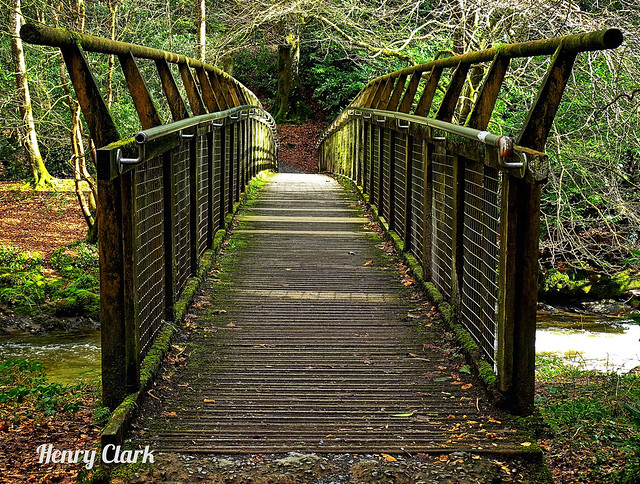IN EXPLORE 03-10-2022 CUSHER RIVER FOOT BRDGE AT THE CLARE GLEN TANDRAGEE CO ARMAGH NORTHERN IRELAND