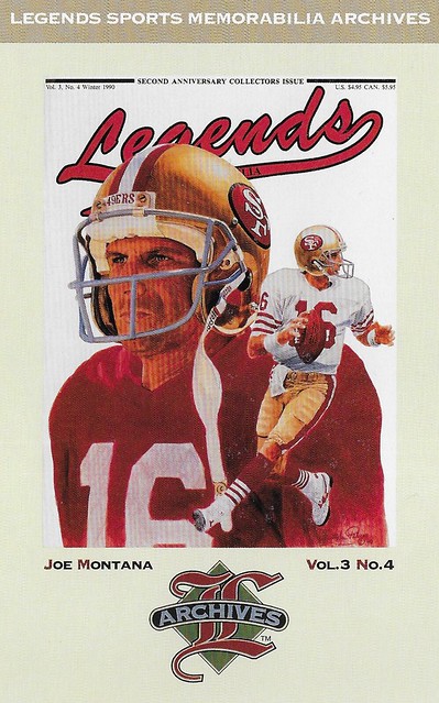 Legends Magazine Postcard - Montana, Joe (1993)