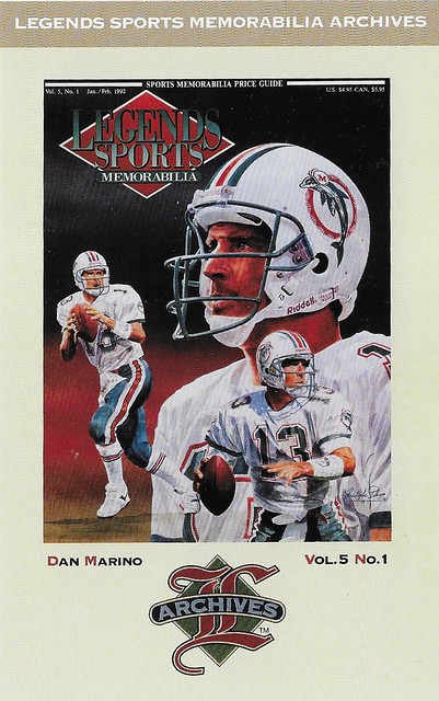 Legends Magazine Postcard - Marino, Dan (1992)