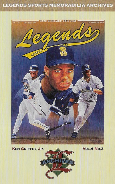 Legends Magazine Postcard - Griffey Jr, Ken (1993)
