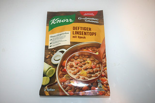01 - Knorr Lentil Stew - Package front / Knorr deftiger Linsentopf - Packung vorne