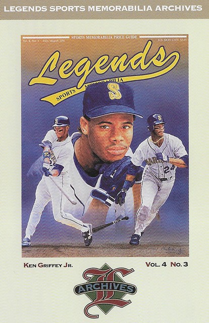 Legends Magazine Postcard - Griffey Jr, Ken (1998)